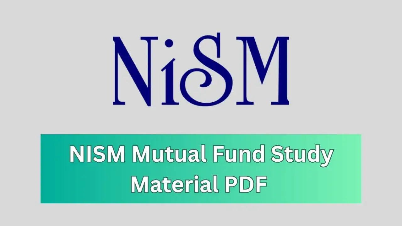 NISM Mutual Fund Study Material PDF (2023) Free Download